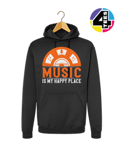 Music Is My Happy Place Hoodie