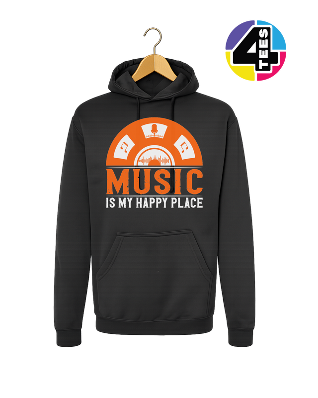 Music Is My Happy Place Hoodie
