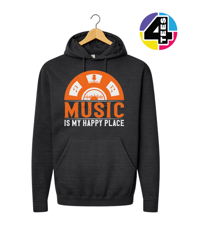 Music Is My Happy Place Hoodie
