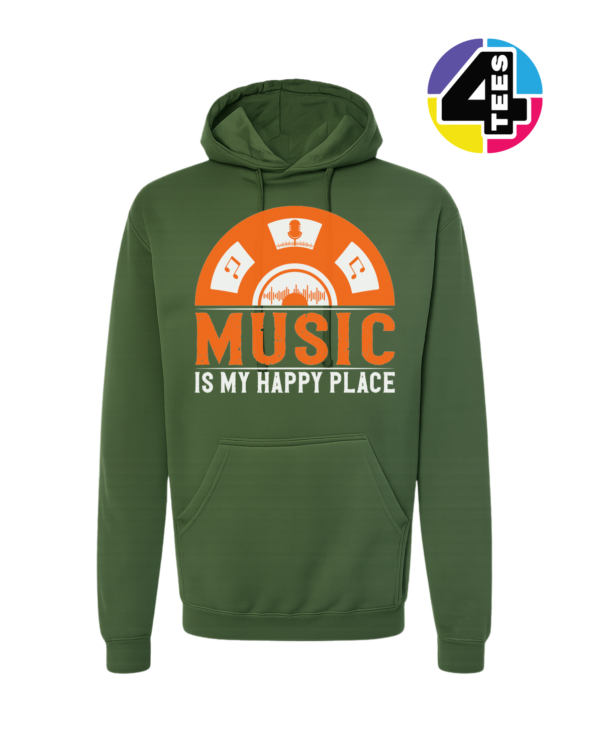 Music Is My Happy Place Hoodie