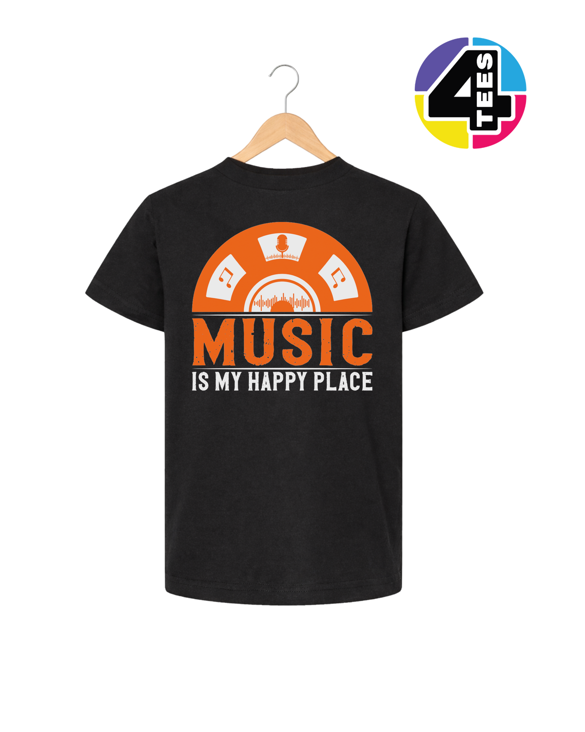 Music Is My Happy Place Youth Tee