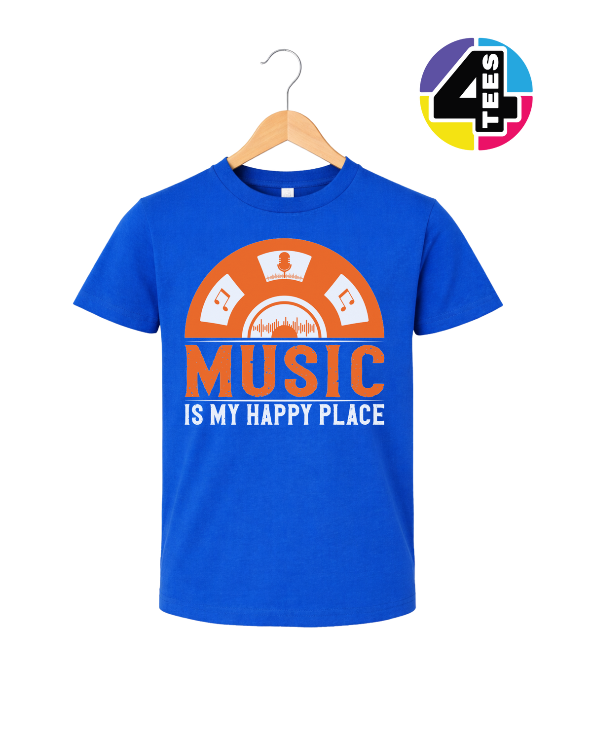 Music Is My Happy Place Youth Tee