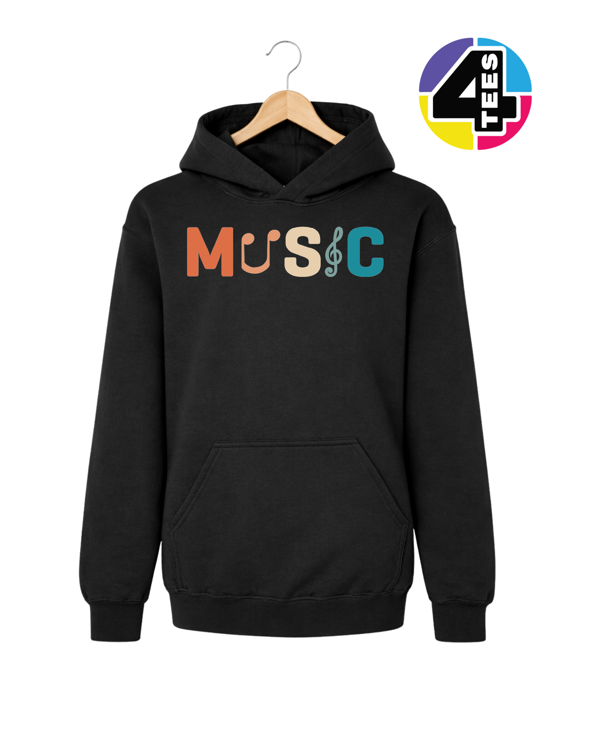 Music Moves Me Youth Hoodie