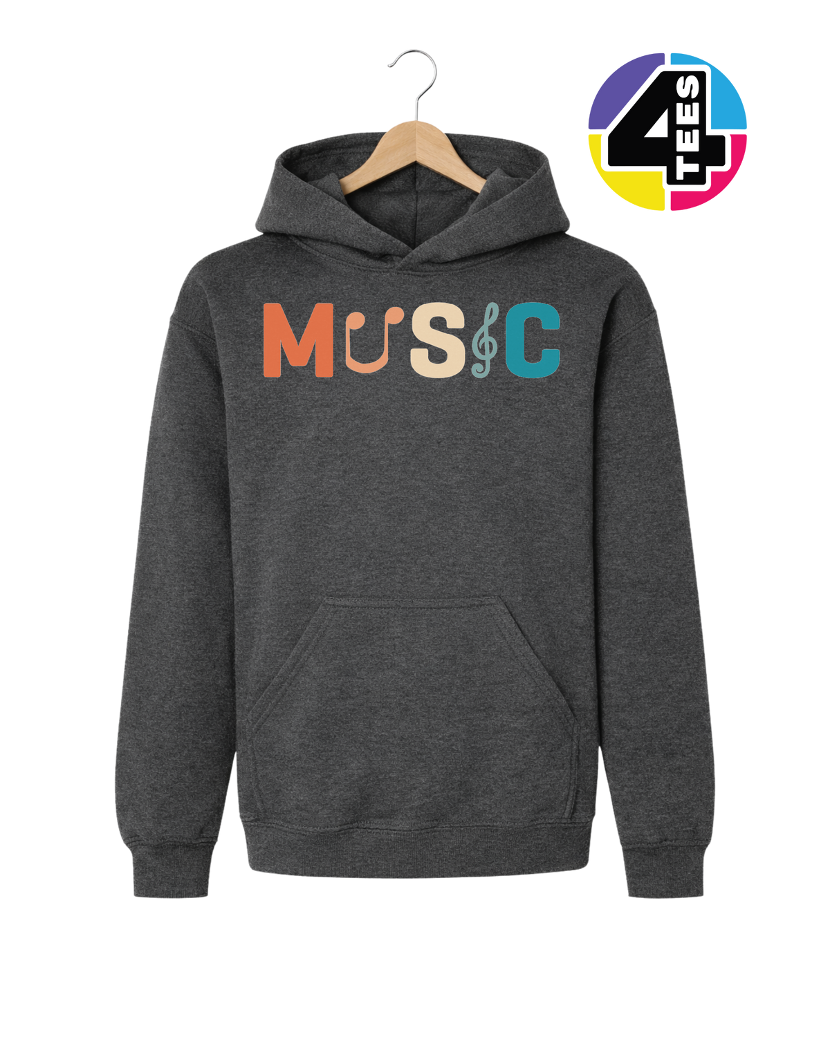 Music Moves Me Youth Hoodie
