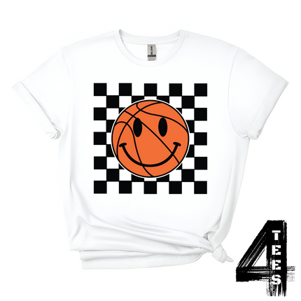 Basketball Retro Smiley
