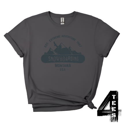 Snowboarding Montana