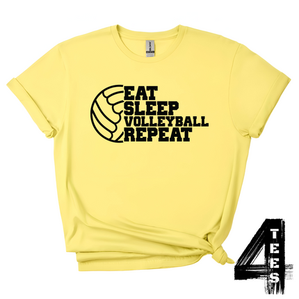 Eat Sleep Volleyball Repeat