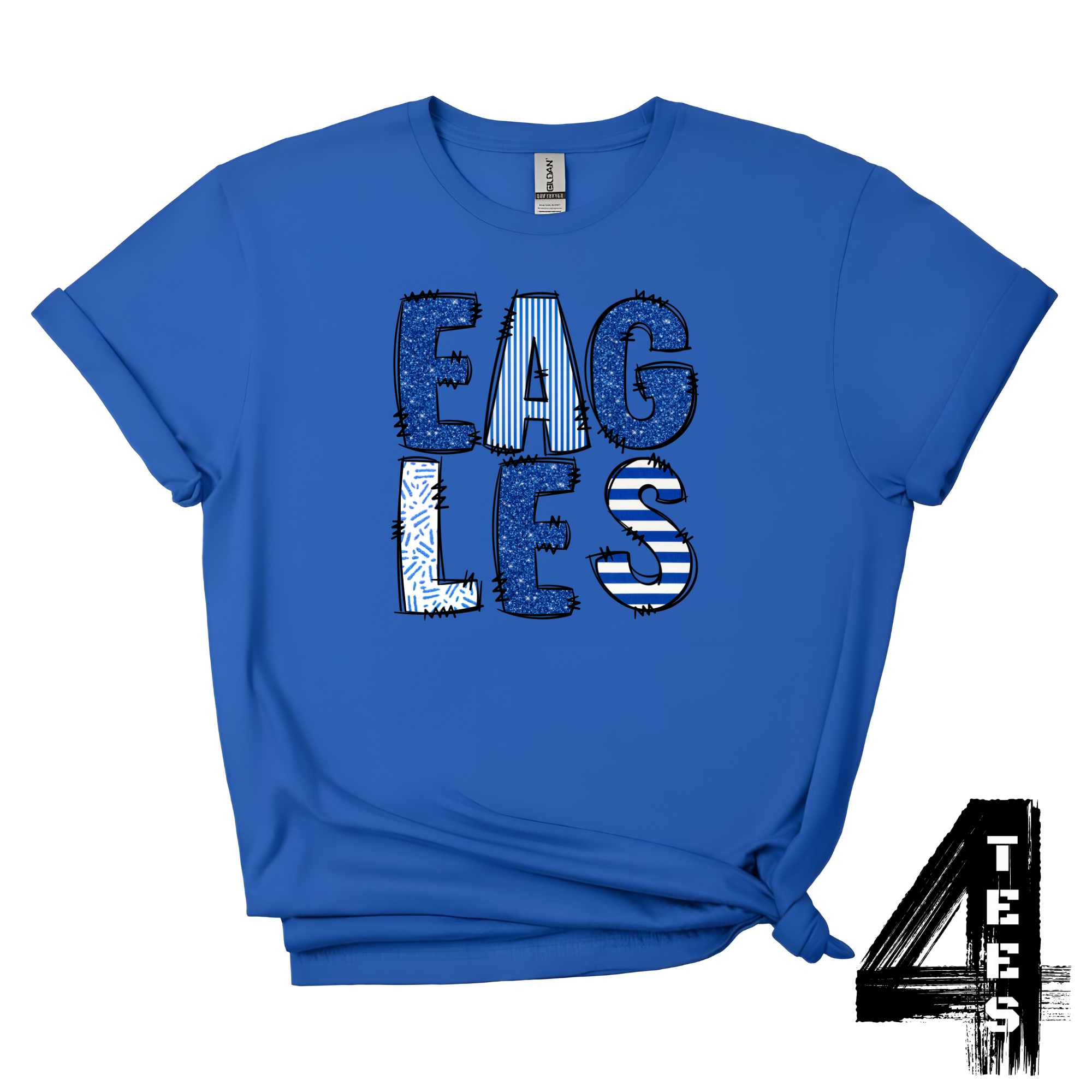 Eagles Doodle Letters