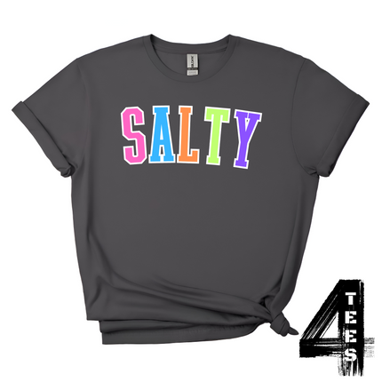 SALTY - Multi-Color Varsity Letters