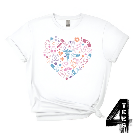 Nurse Collage Heart
