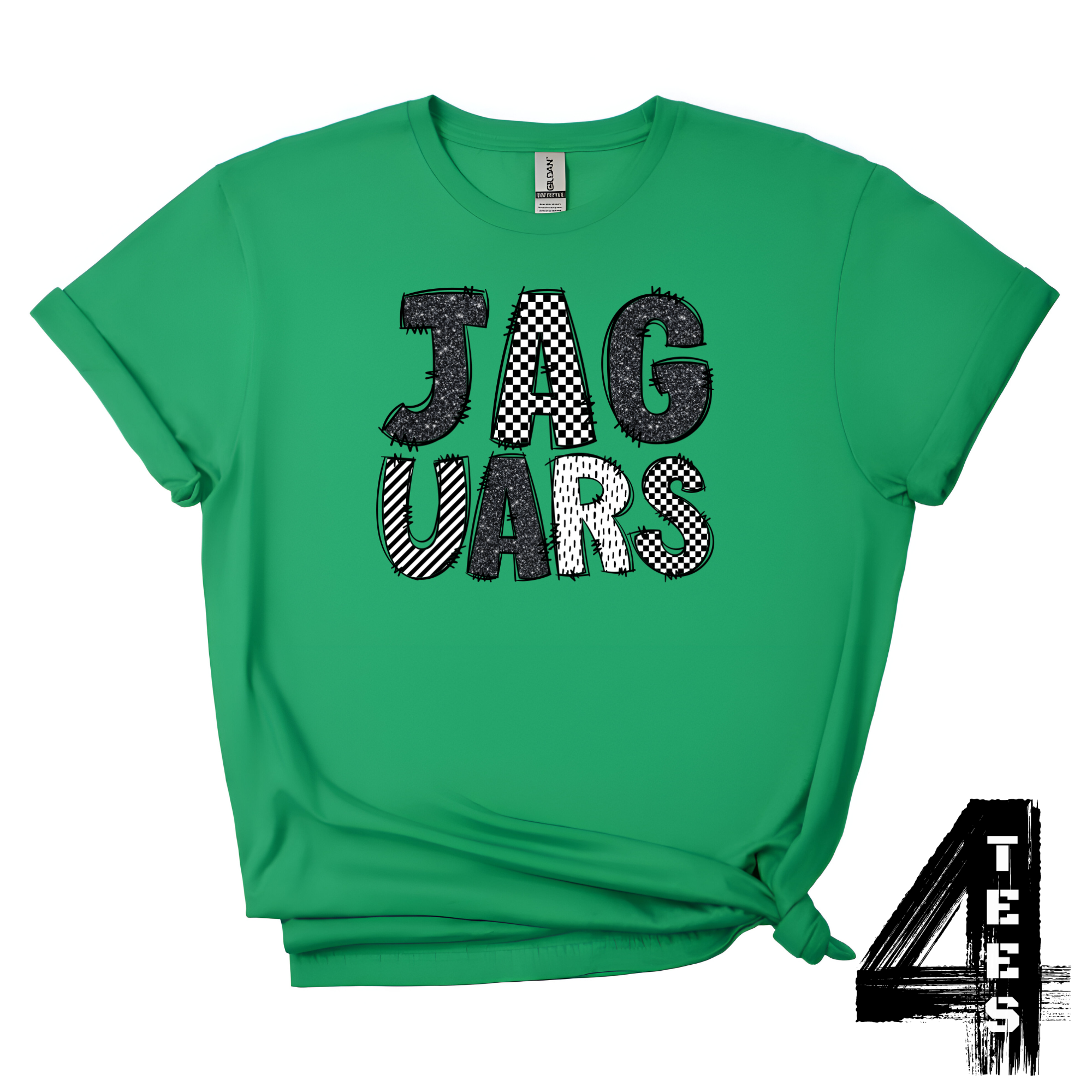 Jaguars Doodle Letters