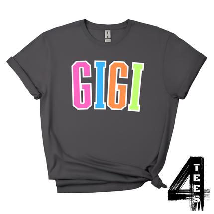 GIGI - Multi-Color Varsity Letters