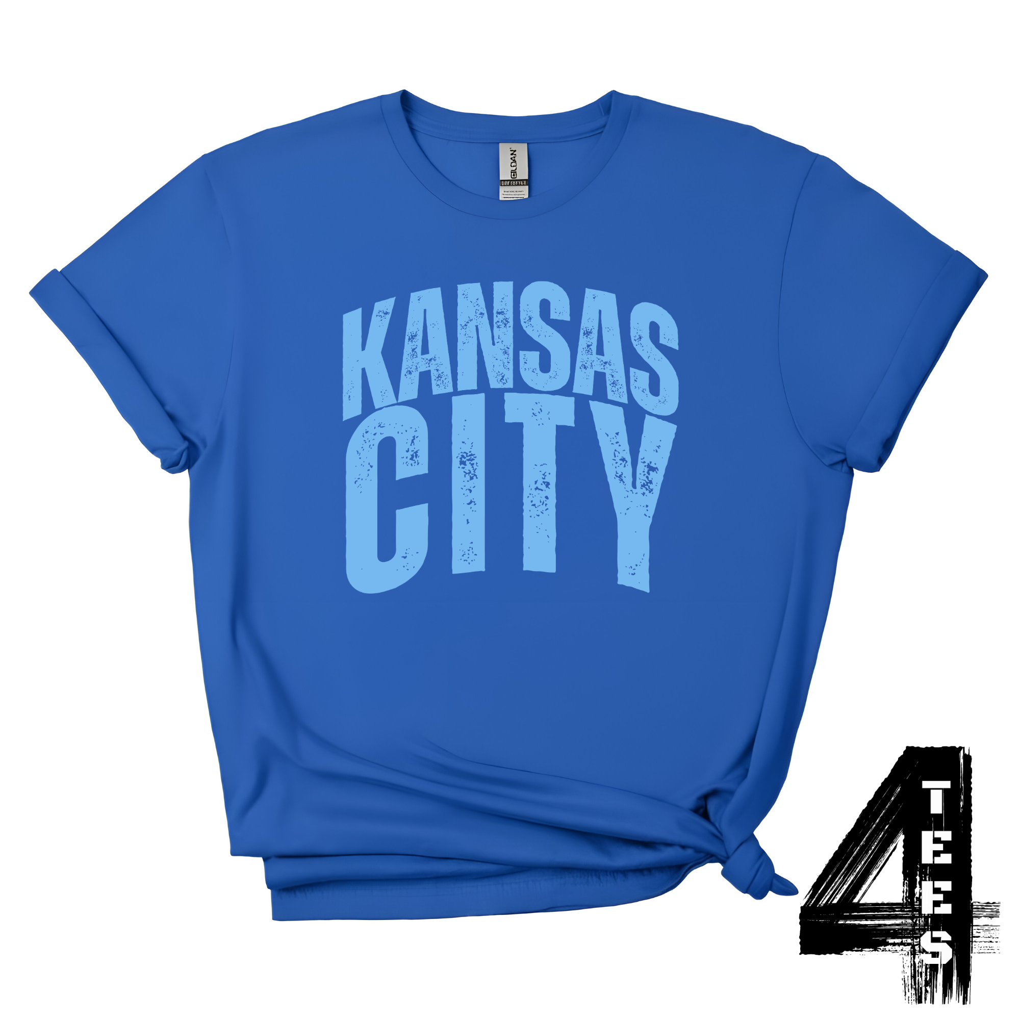 Kansas City Distressed - Powder blue
