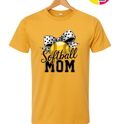 Softball Mom Bow