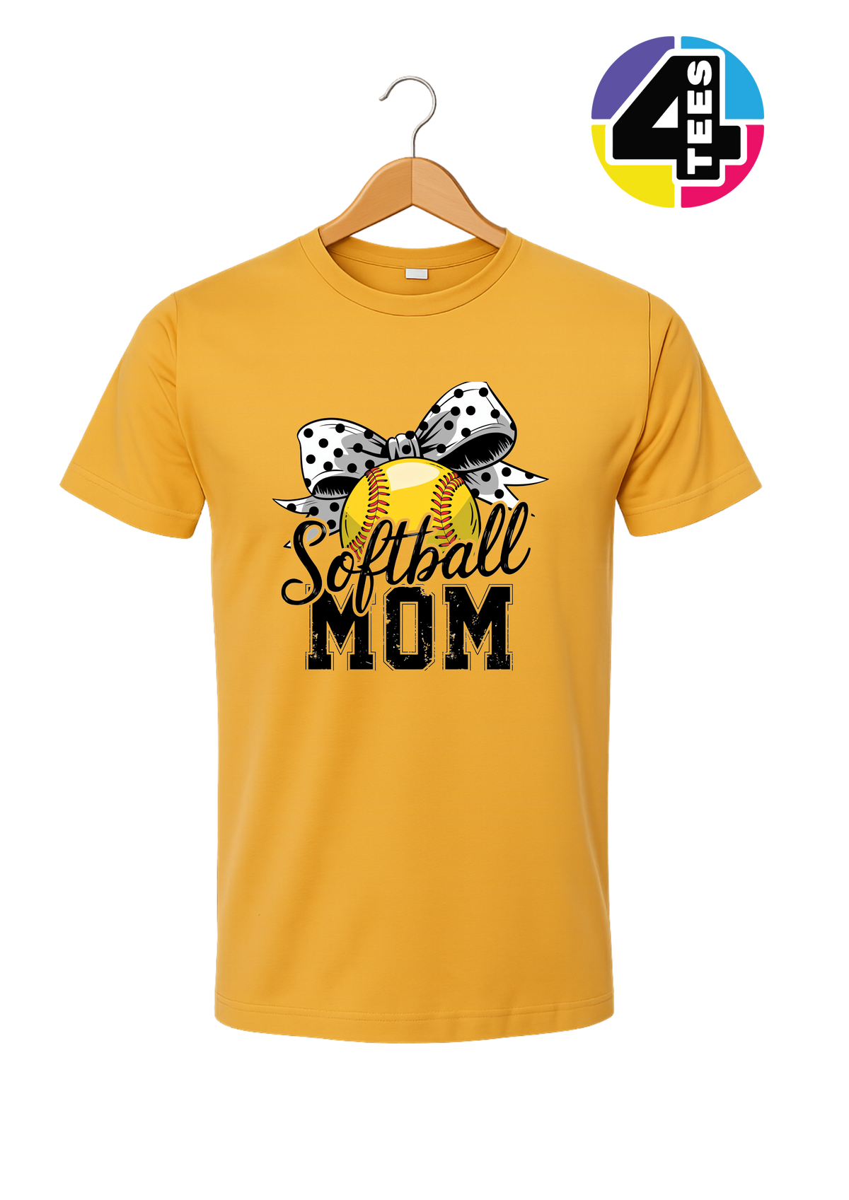 Softball Mom Bow