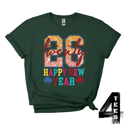 Colorful Happy New Year