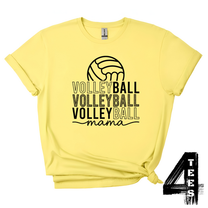 Volleyball mama leopard