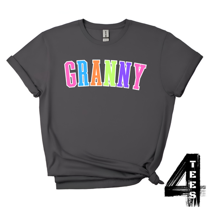 GRANNY - Multi-Color Varsity Letters