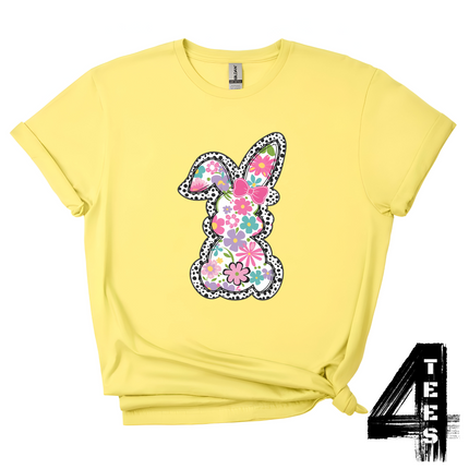 Floral Easter Bunny