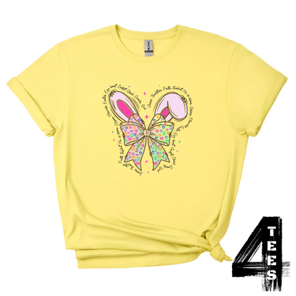Glitter Bunny Bow