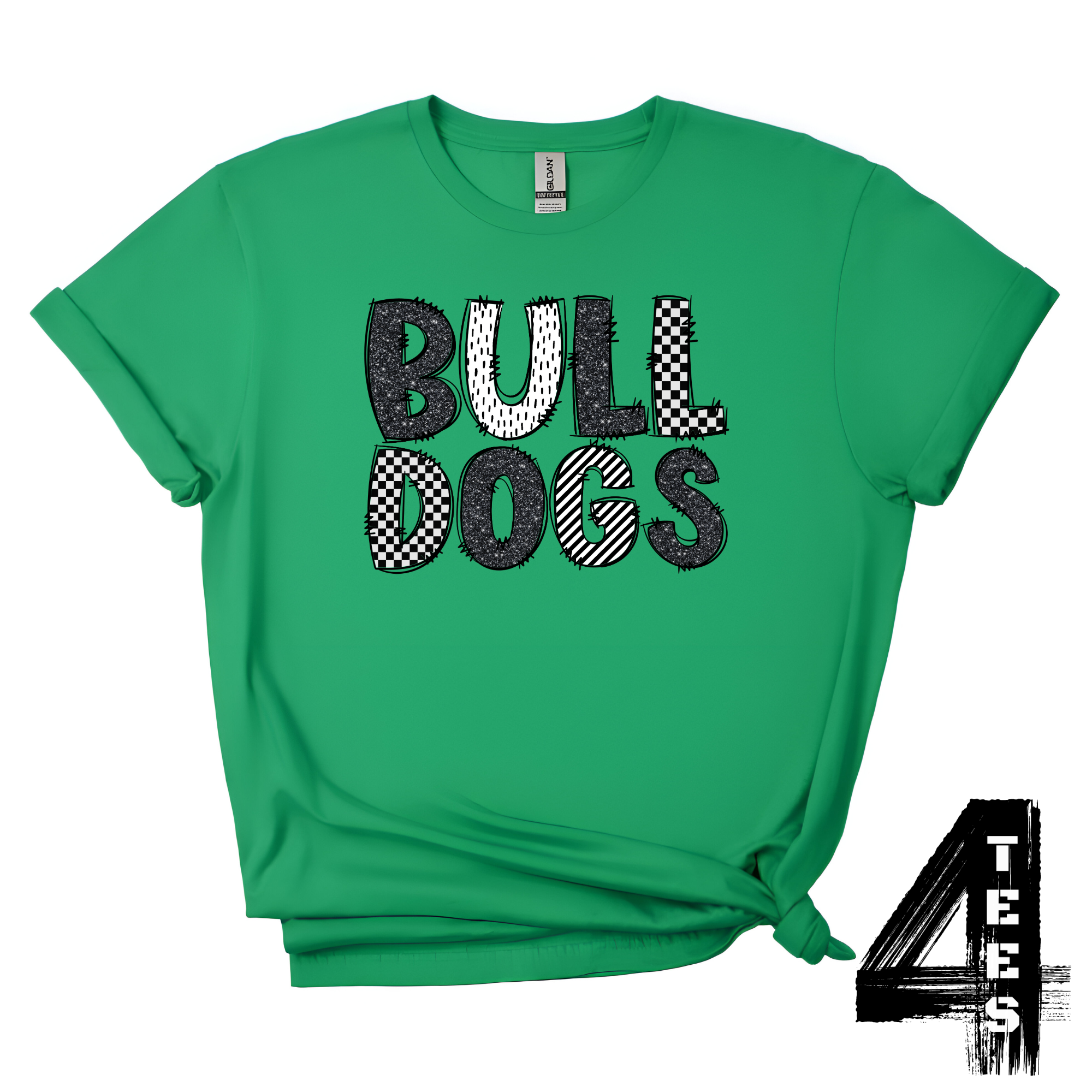 Bulldogs Doodle Letters