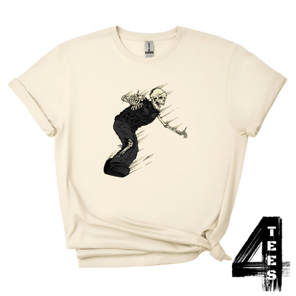 Skeleton Snowboarding