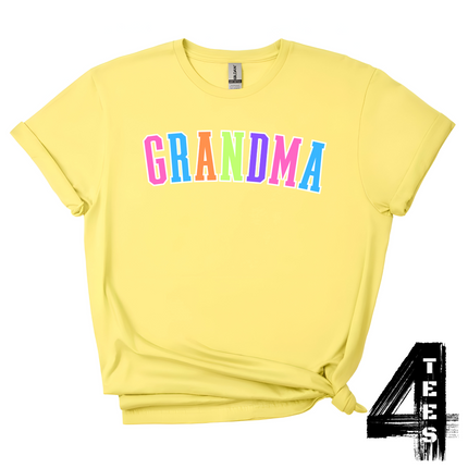 GRANDMA - Multi-Color Varsity Letters