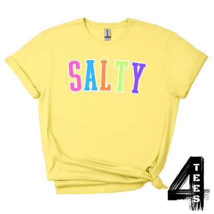 SALTY - Multi-Color Varsity Letters