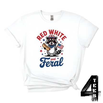 Red White & Feral Retro