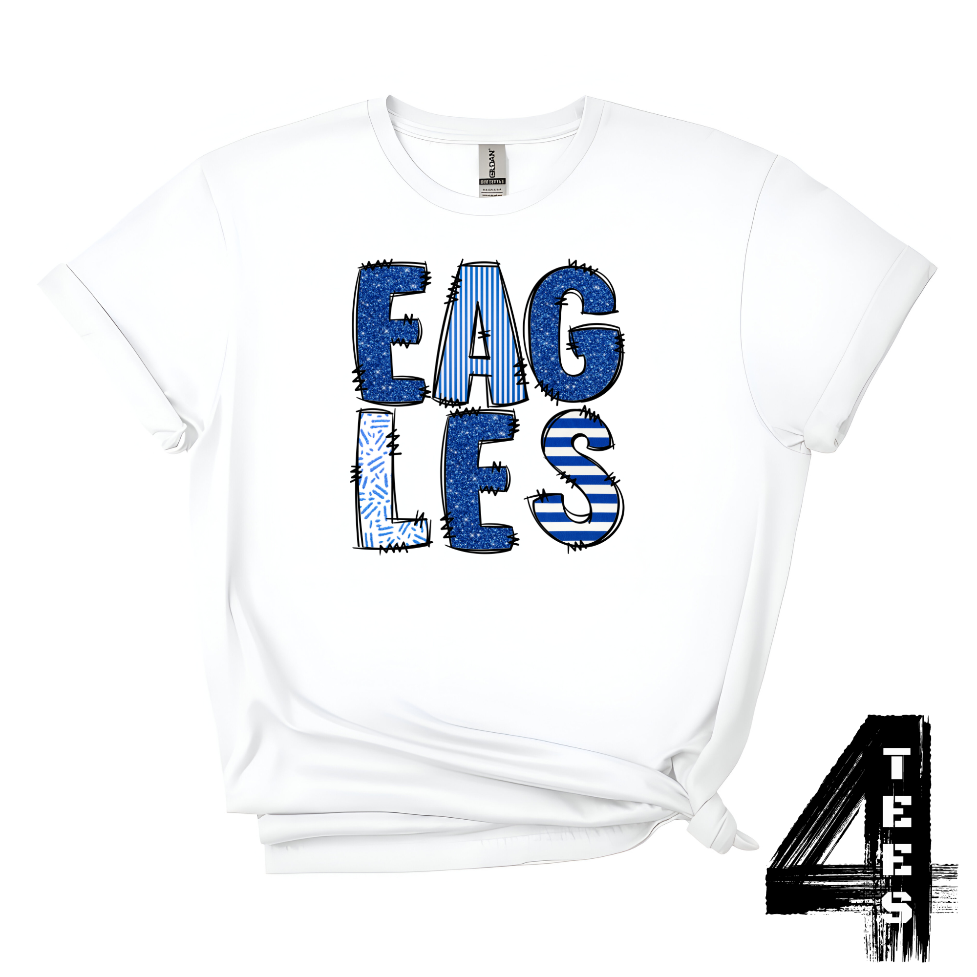 Eagles Doodle Letters