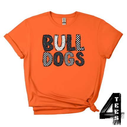 Bulldogs Doodle Letters