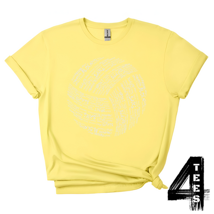 Volleyball Typography