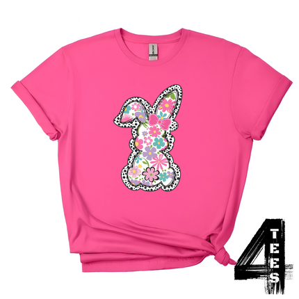 Floral Easter Bunny