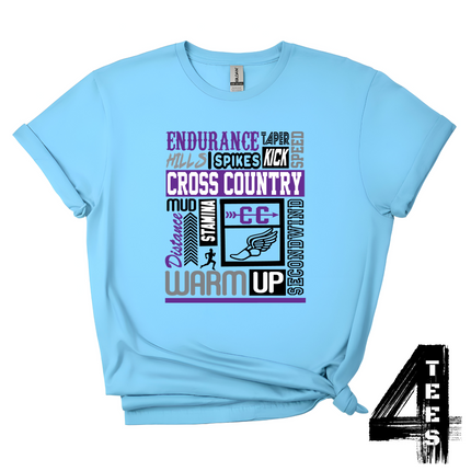 Cross Country Typography