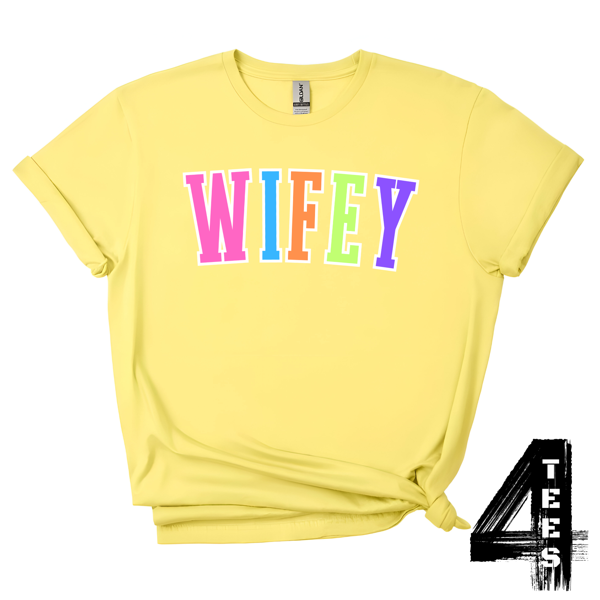 WIFEY - Multi-Color Varsity Letters