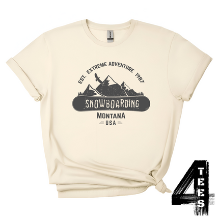 Snowboarding Montana