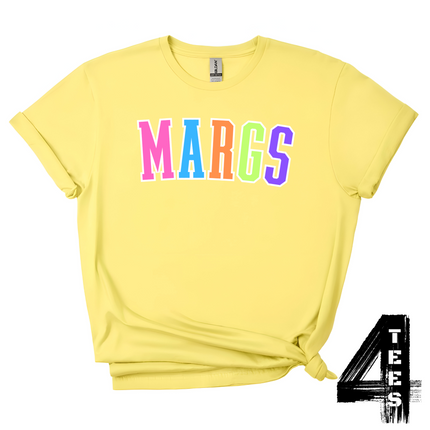 MARGS - Multi-Color Varsity Letters
