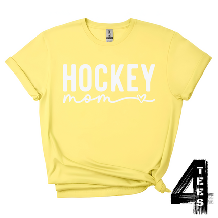 Hockey Mom - white