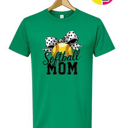 Softball Mom Bow