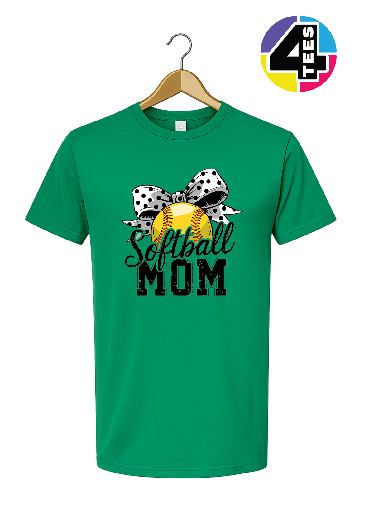 Softball Mom Bow