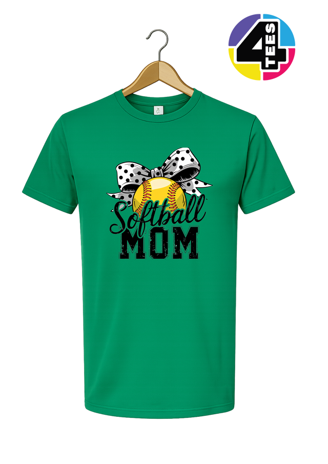 Softball Mom Bow
