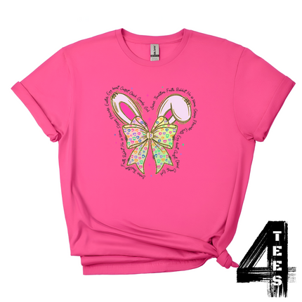 Glitter Bunny Bow