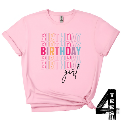 Birthday Girl Colorful