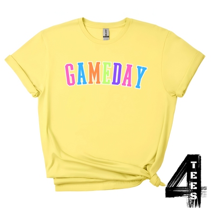 GAME DAY - Multi-Color Varsity Letters