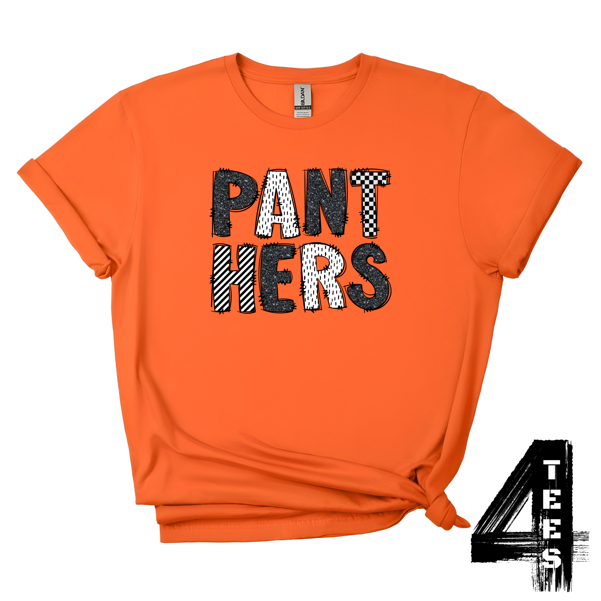 Panthers Doodle Letters