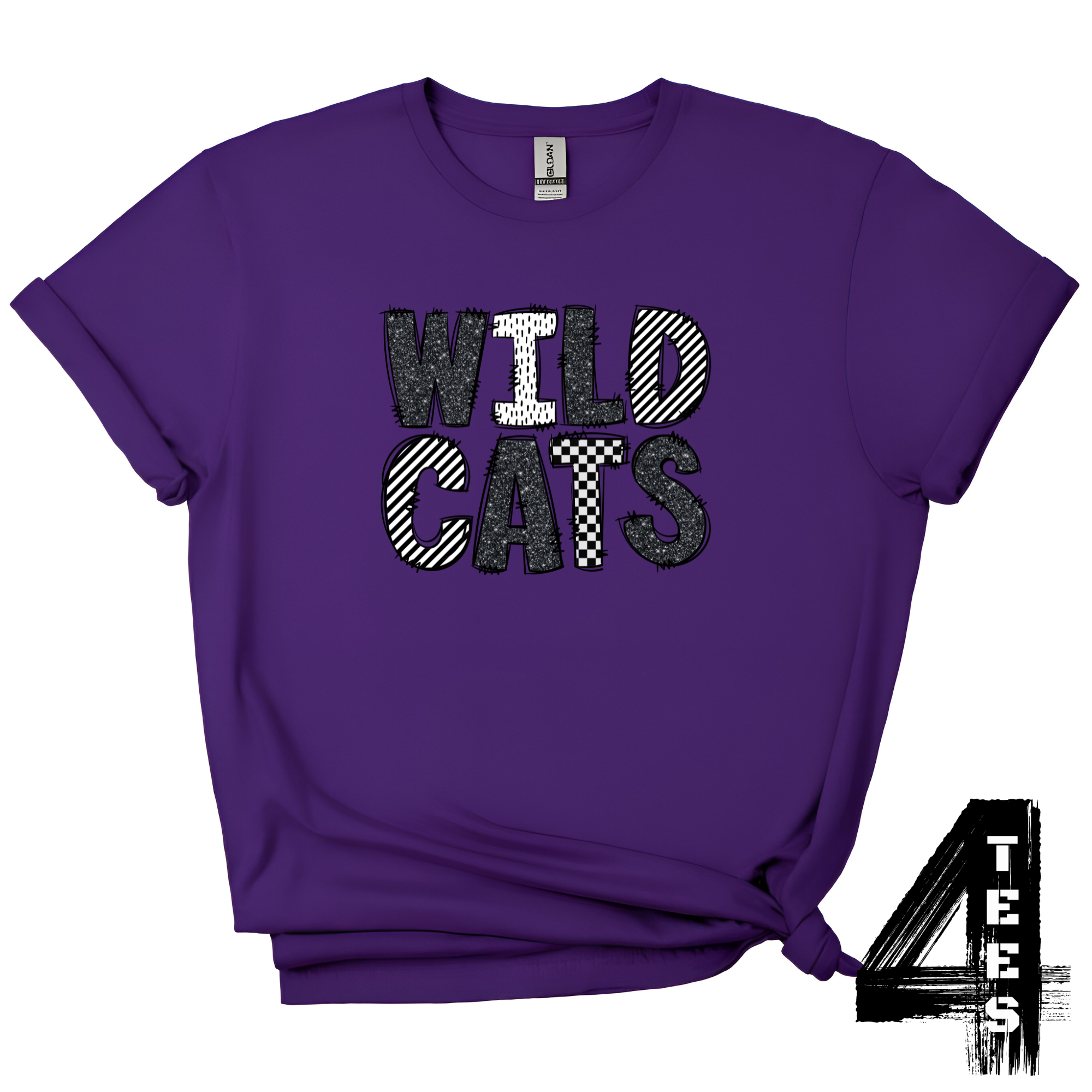 Wildcats Doodle Letters