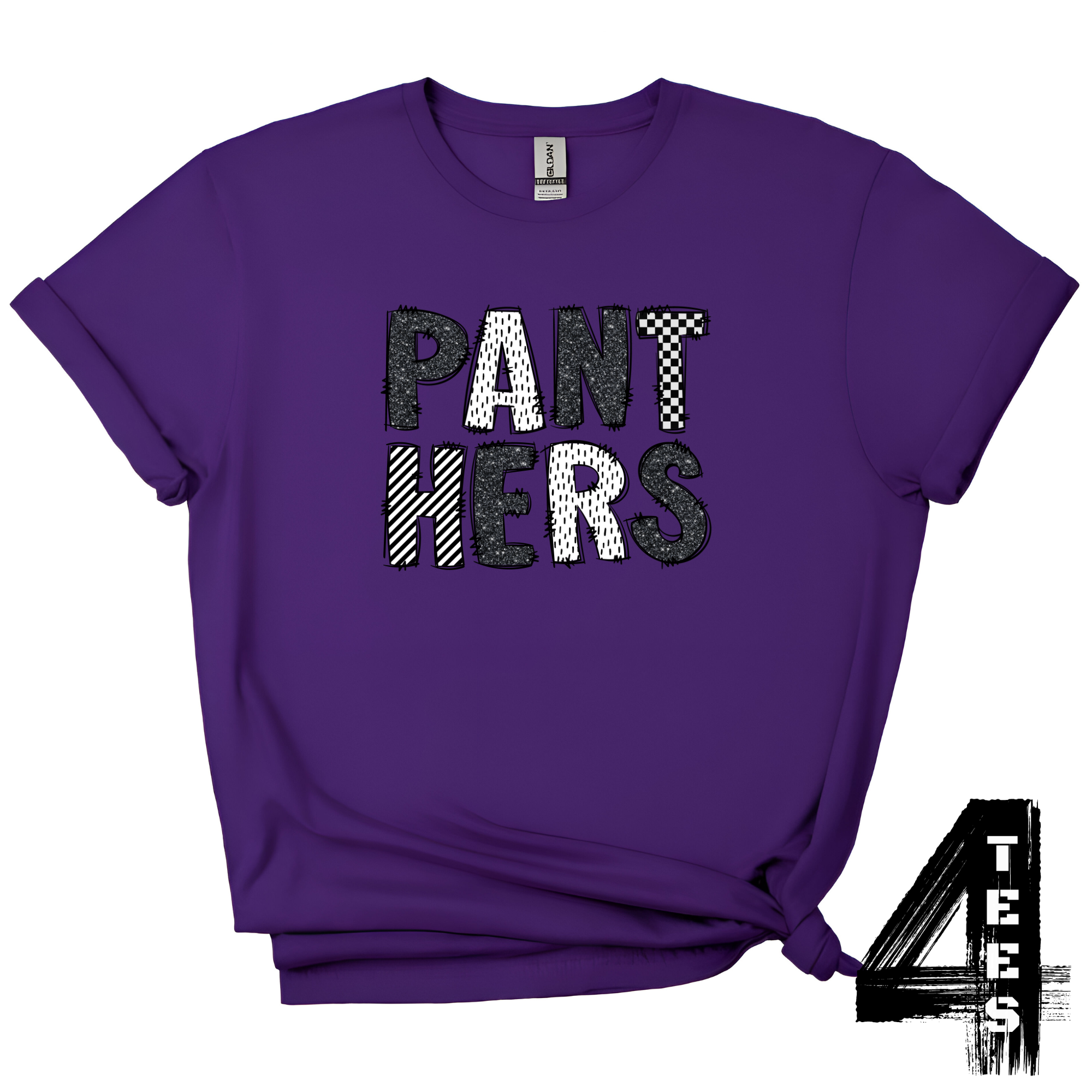 Panthers Doodle Letters