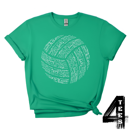 Volleyball Typography