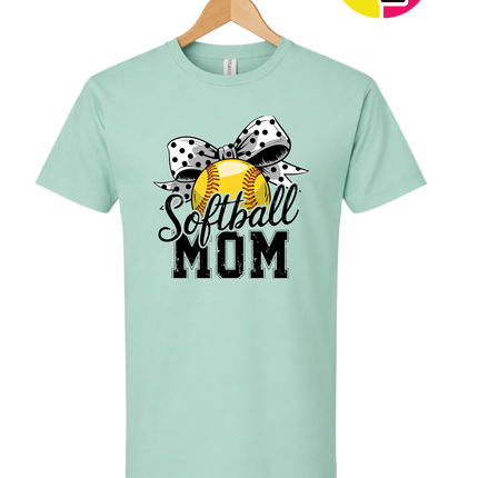 Softball Mom Bow
