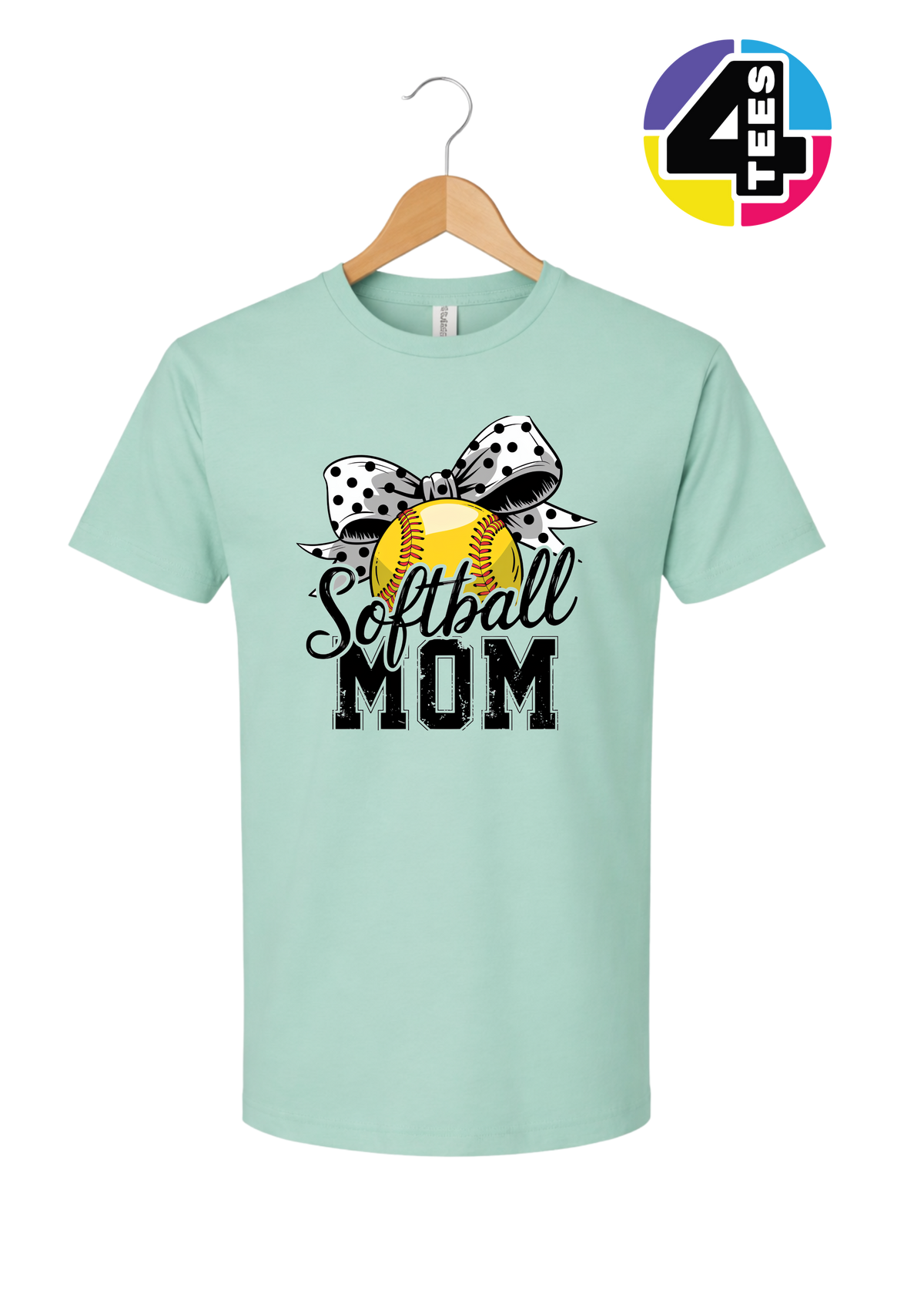 Softball Mom Bow
